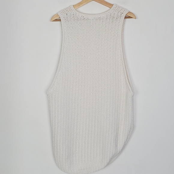 Helmut Lang Tank Tuckerd Cord White Large - Picture 6 of 7